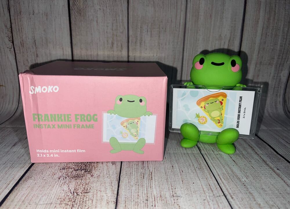 New HTF Smoko Frankie Frog Urban Outfitter Instax Mini Photo Picture Frame